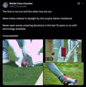 West Indies Coach Seeks Answers After Contentious Umpiring Decisions Mar Australia Test