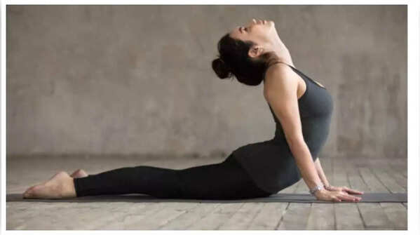 Cobra Pose improving metabolism and reducing stress
