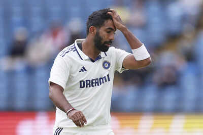 Jasprit Bumrah contemplating his workload management.