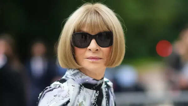 Anna Wintour at a fashion show