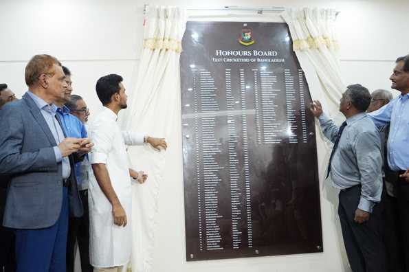 Honours Board unveiled at Sher-e-Bangla National Cricket Stadium