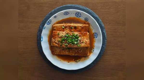 Bowl of Korean Tofu Stew (Dubu)