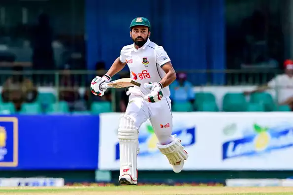 Shadman Islam made a valiant 46 for Bangladesh on a rain-affected day.