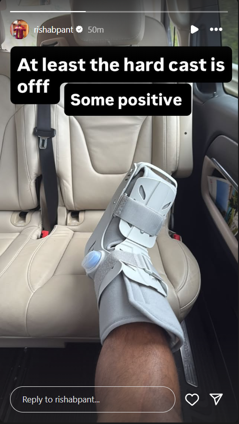 Rishabh Pant's Instagram story